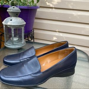 Rockport Blue Leather Loafers 8.5